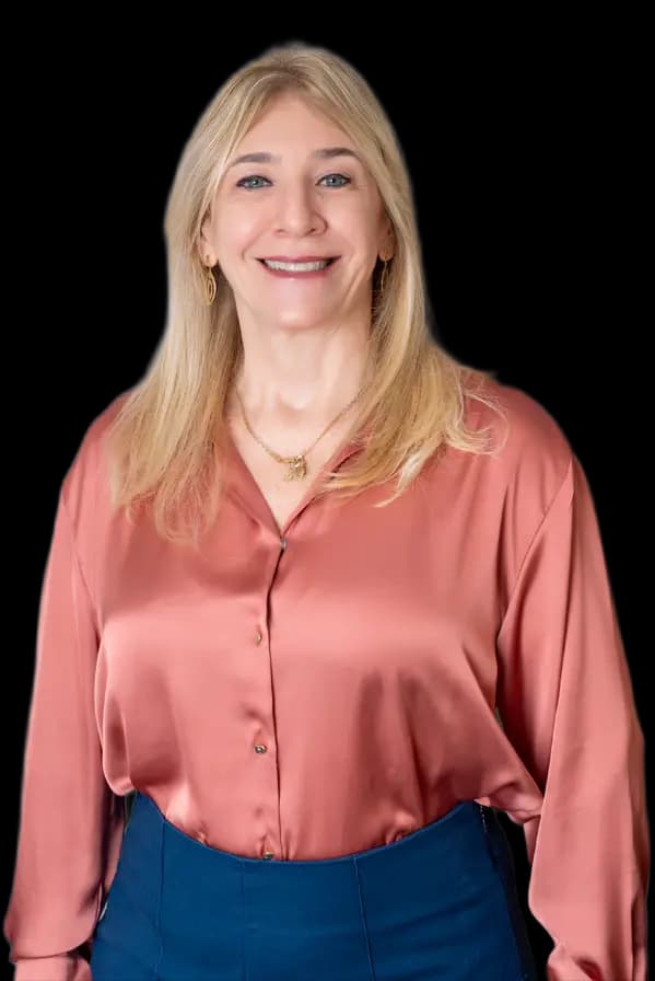 Brunete Gildin, psicóloga clínica, em retrato de corpo inteiro