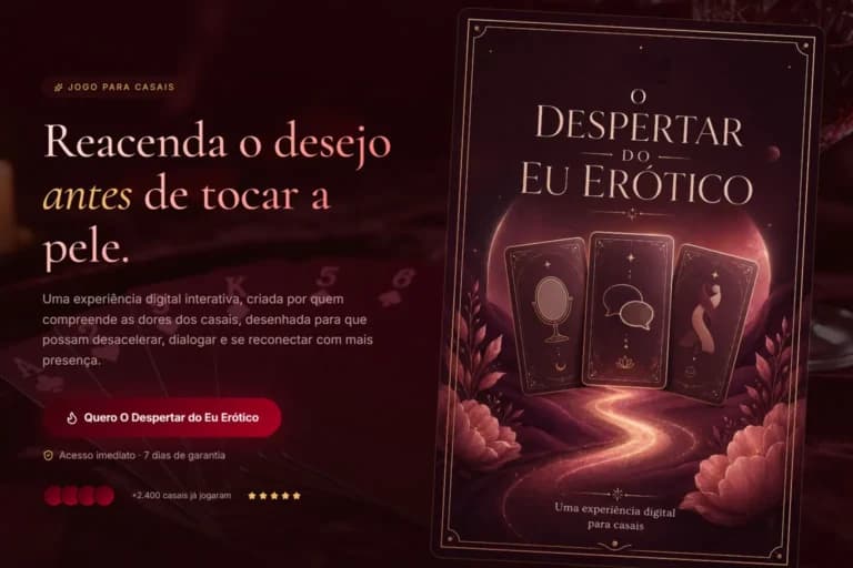 Imagem de capa sobre lançamento do baralho para casais